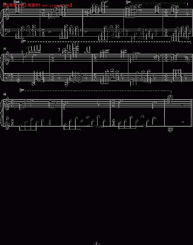 付冬波 冬日初雪 钢琴谱pic3 www.jianpu8.cn