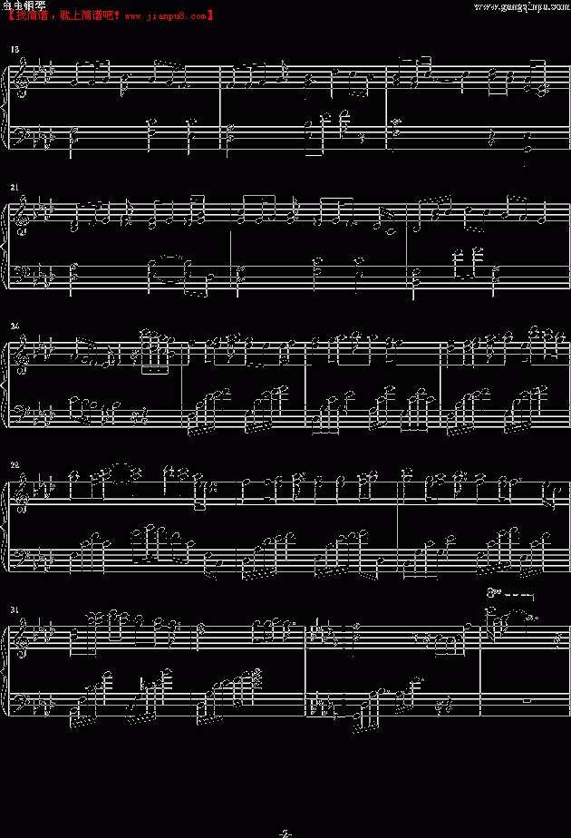 Worth living 钢琴谱pic2 www.jianpu8.cn