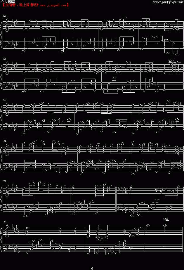 Worth living 钢琴谱pic4 www.jianpu8.cn