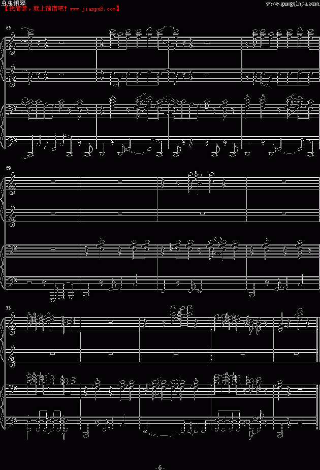 火影忍者 鸣人的一天 钢琴谱pic6 www.jianpu8.cn