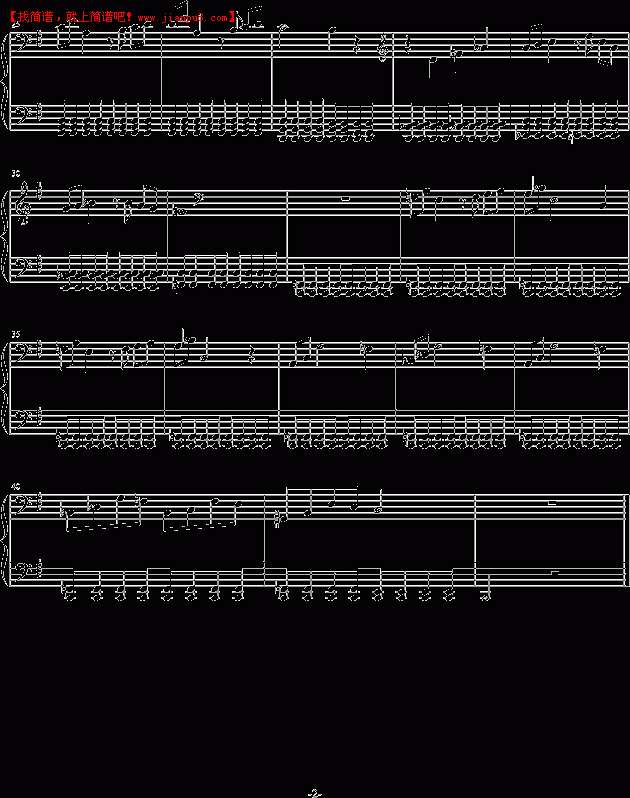 Antoniu 无比凹提 钢琴谱pic2 www.jianpu8.cn