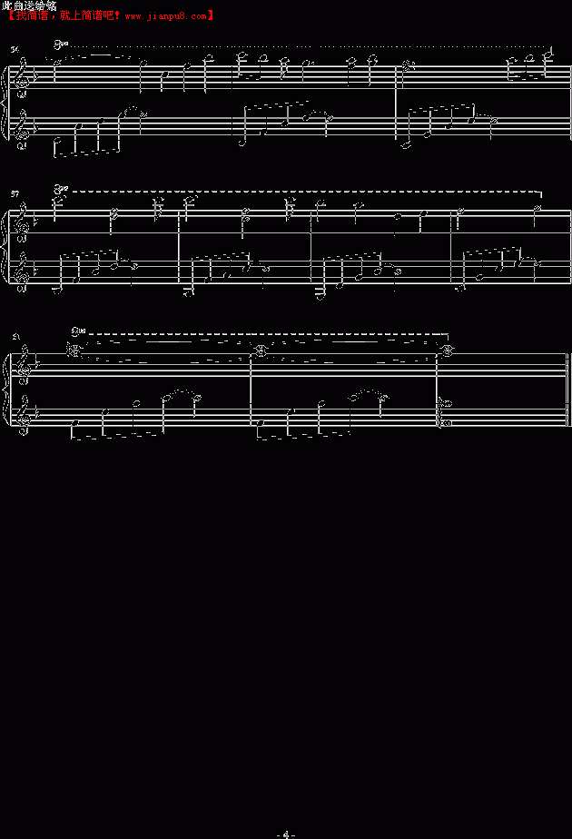 天使DELIA 你也要幸福 My wish for you 钢琴谱pic4www.jianpu8.cn