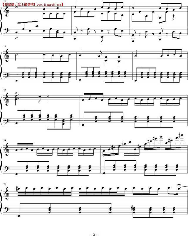 晓灬Guan 三天的时光 钢琴谱pic2 www.jianpu8.cn