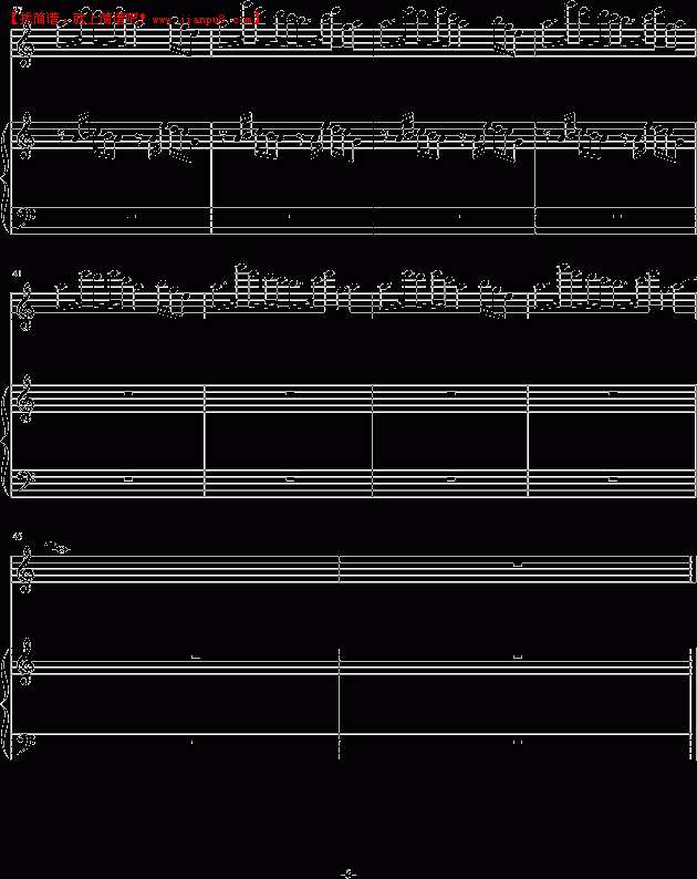 贤飘零枫 海岸星夜 钢琴谱pic5 www.jianpu8.cn