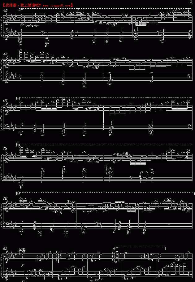 唐逸飞 穿越云间 钢琴谱pic3 www.jianpu8.cn