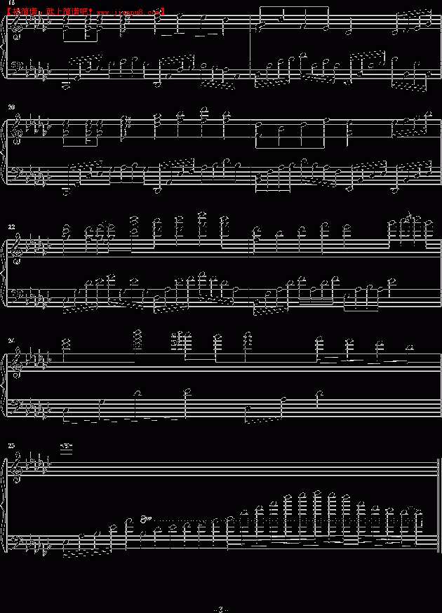 李浩洋 奈若何 钢琴谱pic3www.jianpu8.cn