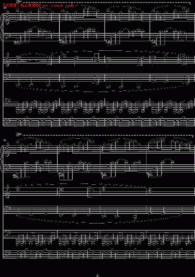 like7 情人节的礼物 钢琴谱pic3 www.jianpu8.cn