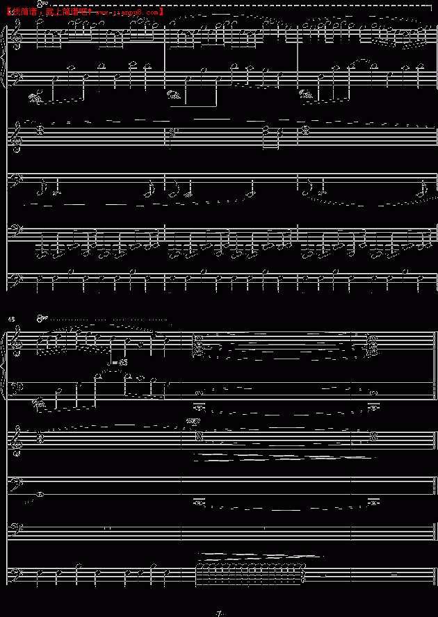 like7 情人节的礼物 钢琴谱pic7 www.jianpu8.cn
