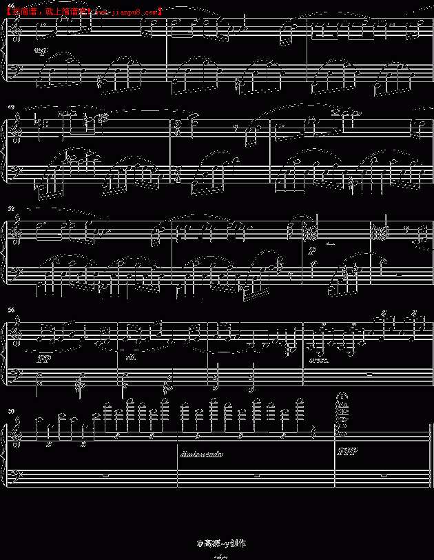 高源 for lin 钢琴谱pic4 www.jianpu8.cn
