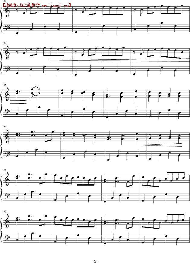 ZEROgravities 哈农随想曲 钢琴谱pic2 www.jianpu8.cn