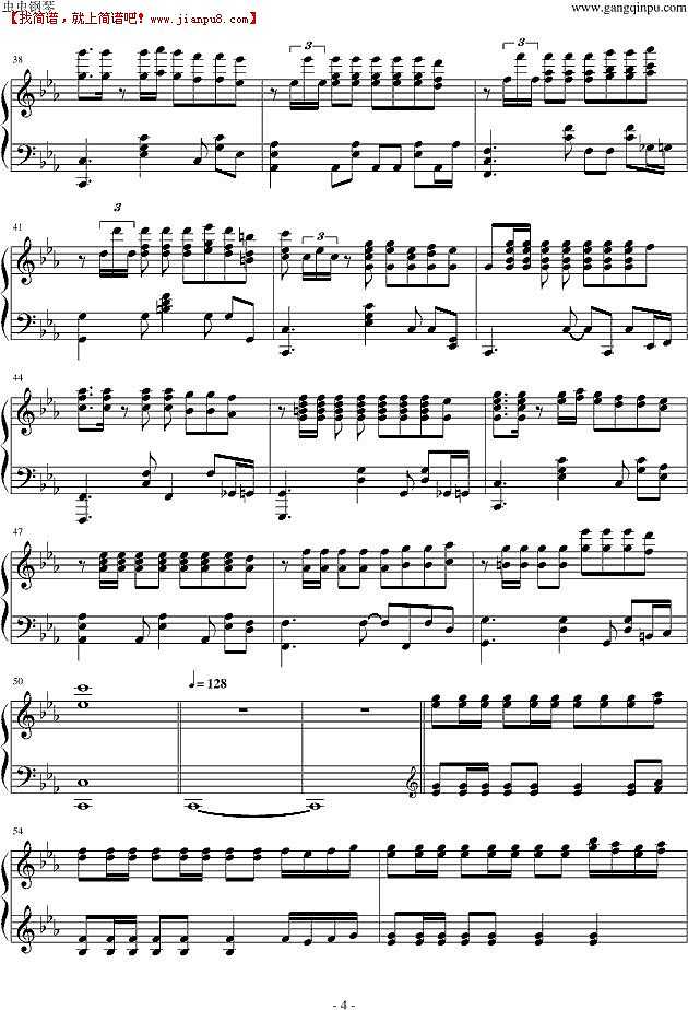 马克西姆 Tango In Ebony 钢琴谱pic4 www.jianpu8.cn