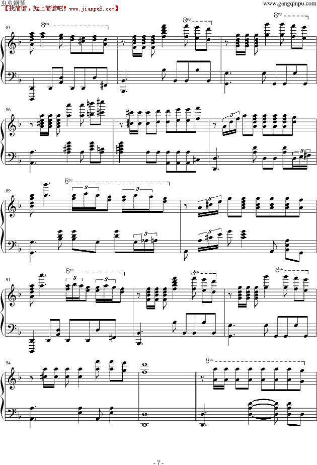 马克西姆 Tango In Ebony 钢琴谱pic7 www.jianpu8.cn