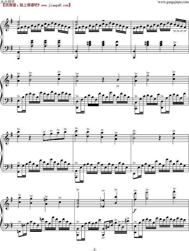 周杰伦 琴房 钢琴谱pic2 www.jianpu8.cn