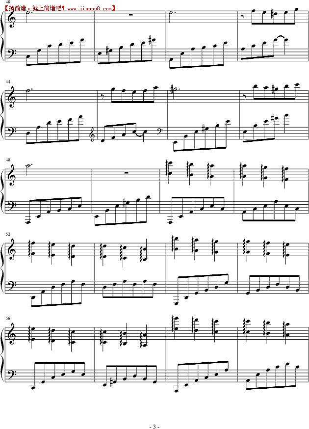 西瓜小洛 在你成为回忆之前 钢琴谱pic3 www.jianpu8.cn