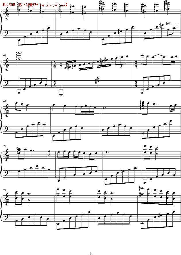 西瓜小洛 在你成为回忆之前 钢琴谱pic4 www.jianpu8.cn