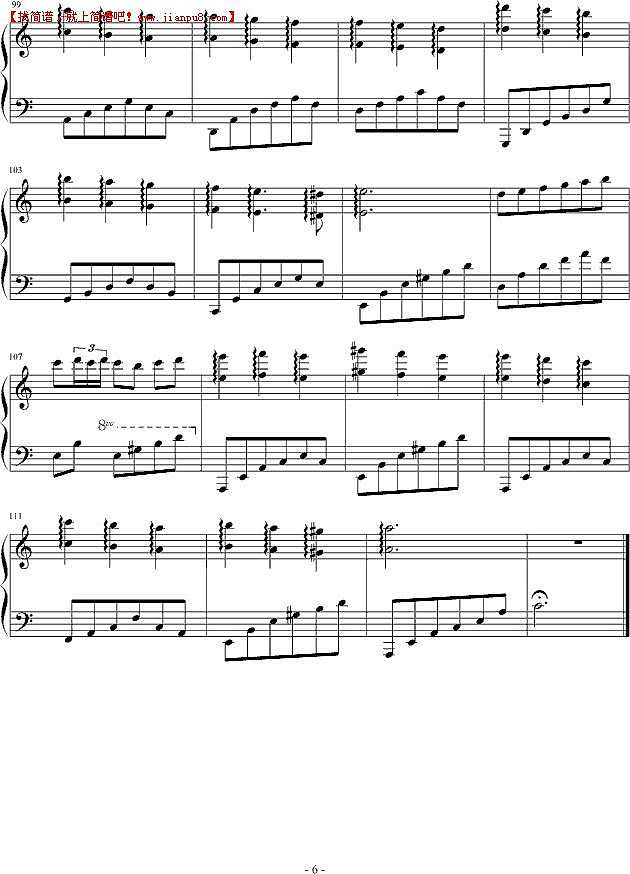 西瓜小洛 在你成为回忆之前 钢琴谱pic6 www.jianpu8.cn