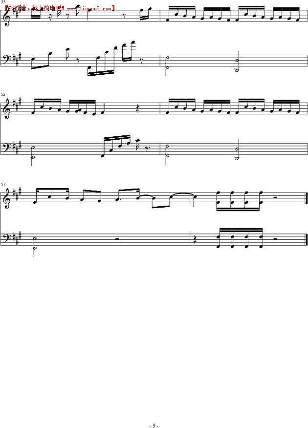 小室-教父 继续向前 钢琴谱pic5 www.jianpu8.cn