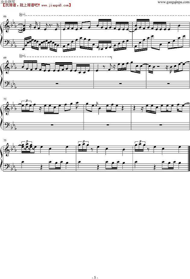 少女时代 Time machine 钢琴谱pic5 www.jianpu8.cn