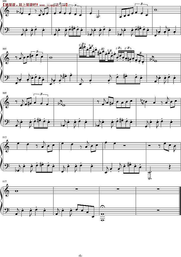 瓶子 疯狂的法老 钢琴谱pic6 www.jianpu8.cn