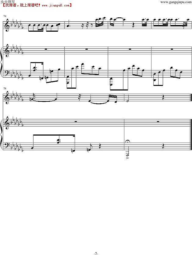 许哲佩 疯子 钢琴谱pic7 www.jianpu8.cn