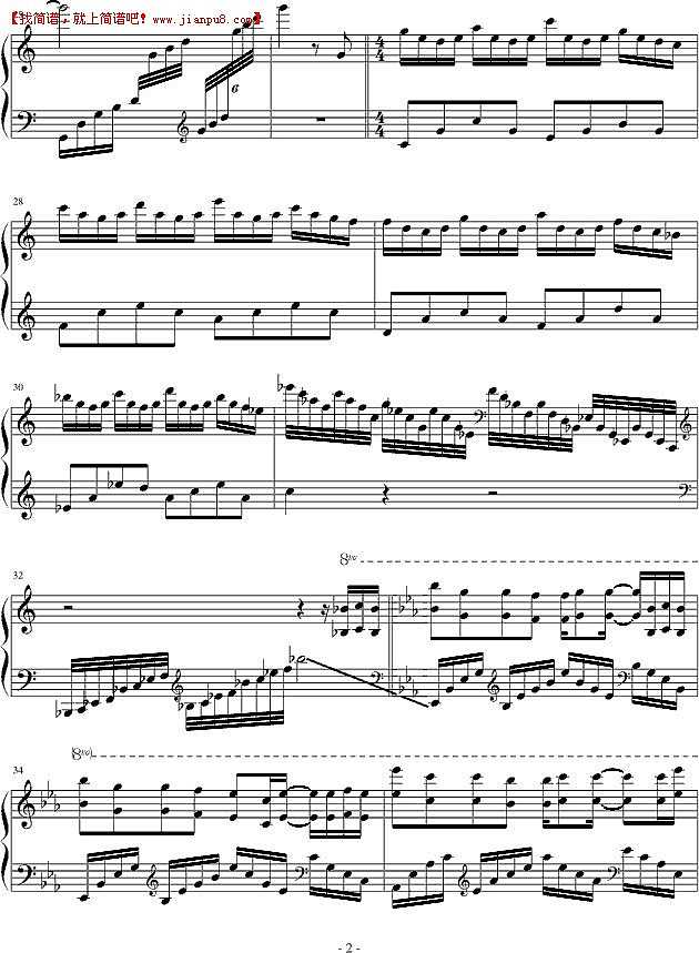 维维安 秋梦 钢琴谱pic2 www.jianpu8.cn