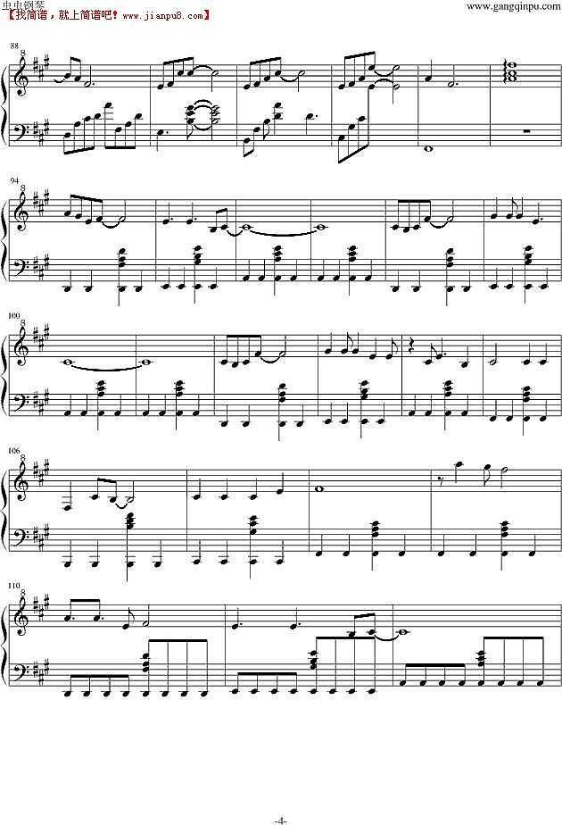 许嵩 伴虎 钢琴谱pic4 www.jianpu8.cn