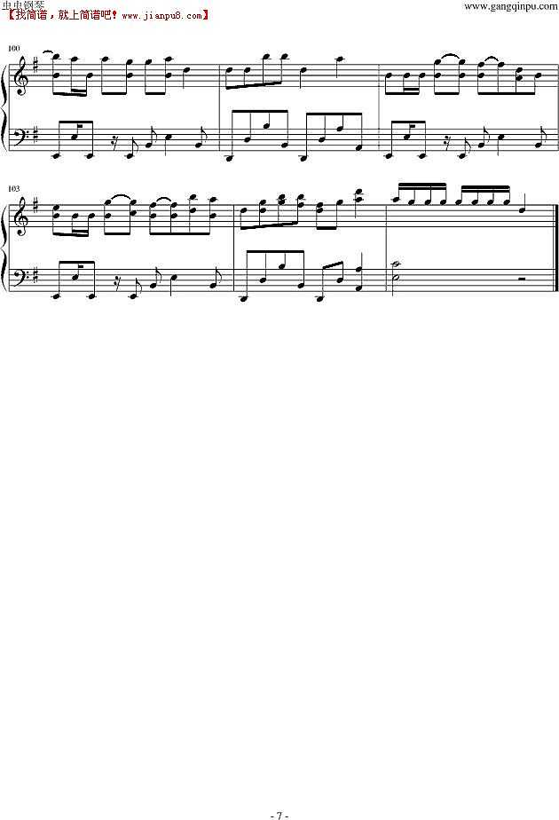 少女时代 Bad girl 钢琴谱pic7 www.jianpu8.cn