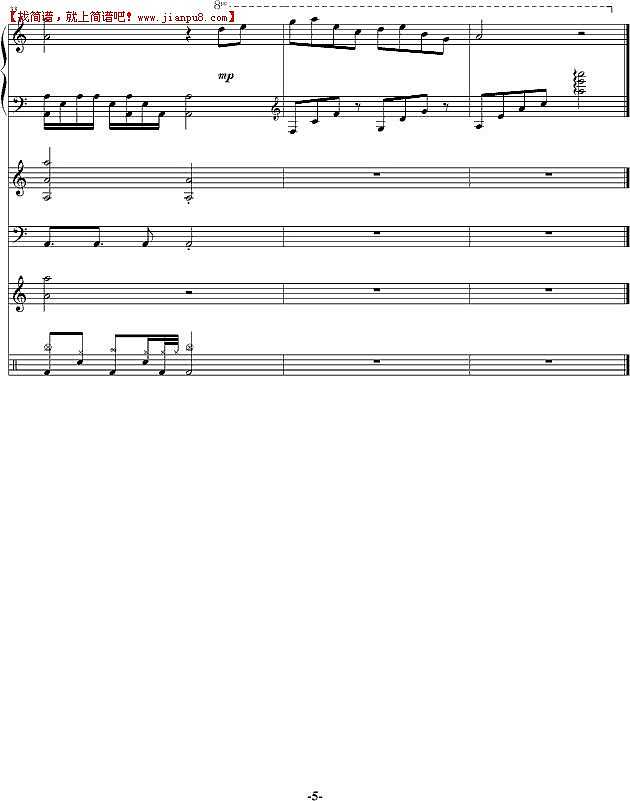 飞炫冰火 满城微风 钢琴谱pic5 www.jianpu8.cn