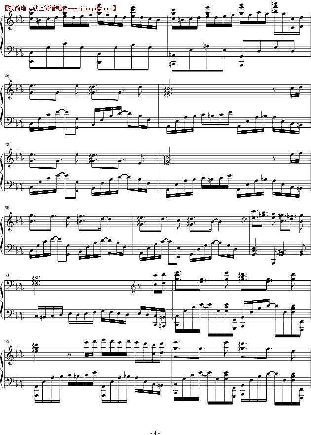 吴越 角落里的阳光 钢琴谱pic4 www.jianpu8.cn