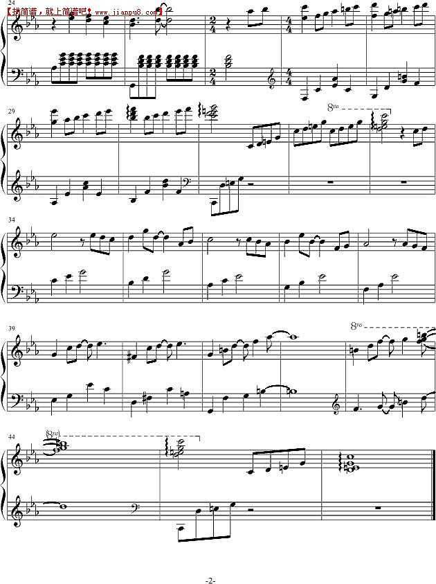 MYT 炫紫的泪 钢琴谱pic2 www.jianpu8.cn