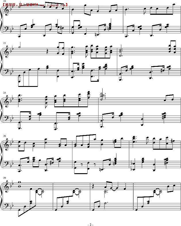 清代皇帝 冬雪之伤 简谱pic2 www.jianpu8.cn