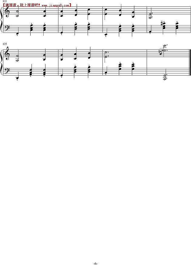 瓶子 舞会上的小熊 钢琴谱pic6 www.jianpu8.cn