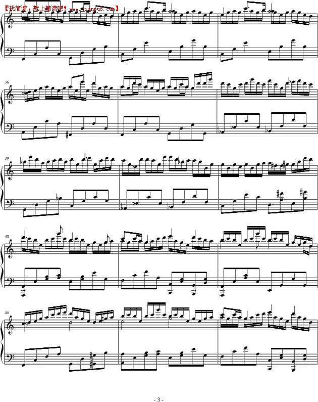 鲜远 泪蝶翩翩 钢琴谱pic3 www.jianpu8.cn