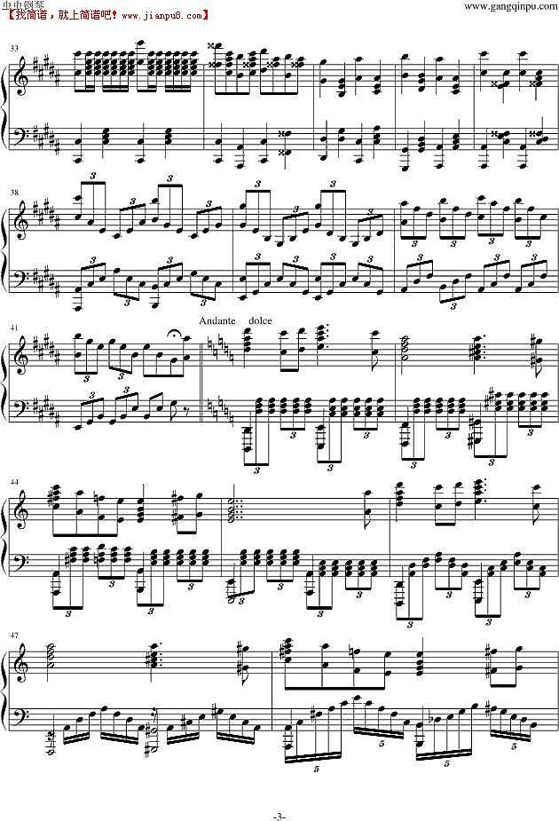 吴音利 处之可及的遥远 钢琴谱pic3 www.jianpu8.cn