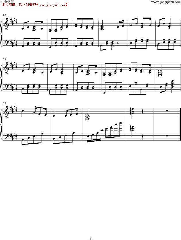 兔兔樱 小兔蹦蹦跳 钢琴谱pic4 www.jianpu8.cn