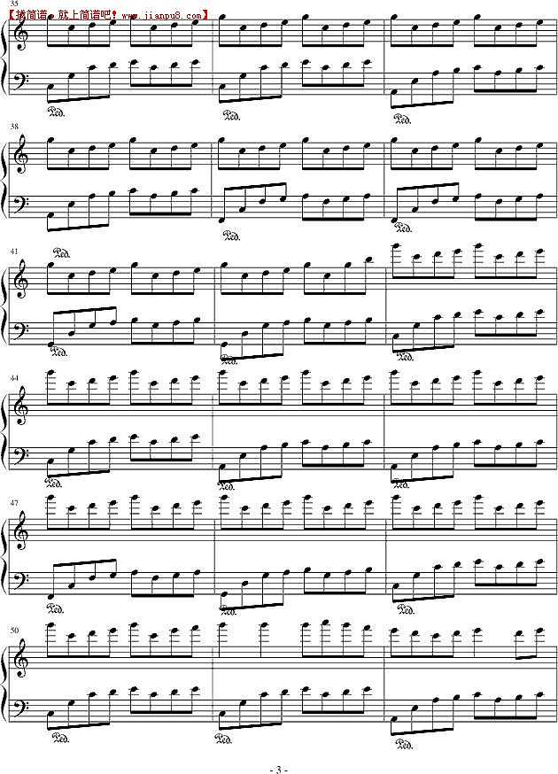 Vivian 小熊 钢琴谱pic3 www.jianpu8.cn