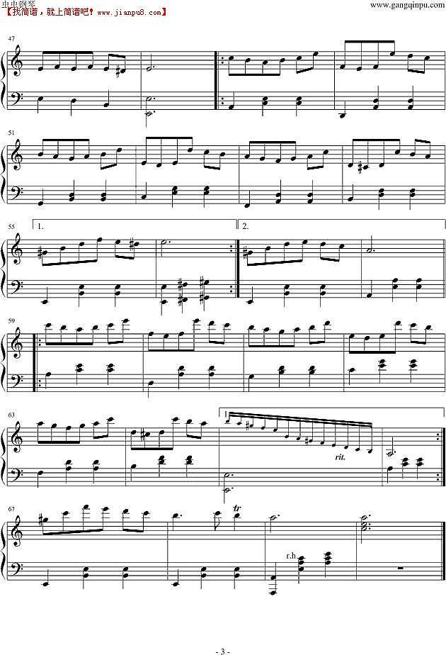 绿宝石 钢琴谱pic3 www.jianpu8.cn
