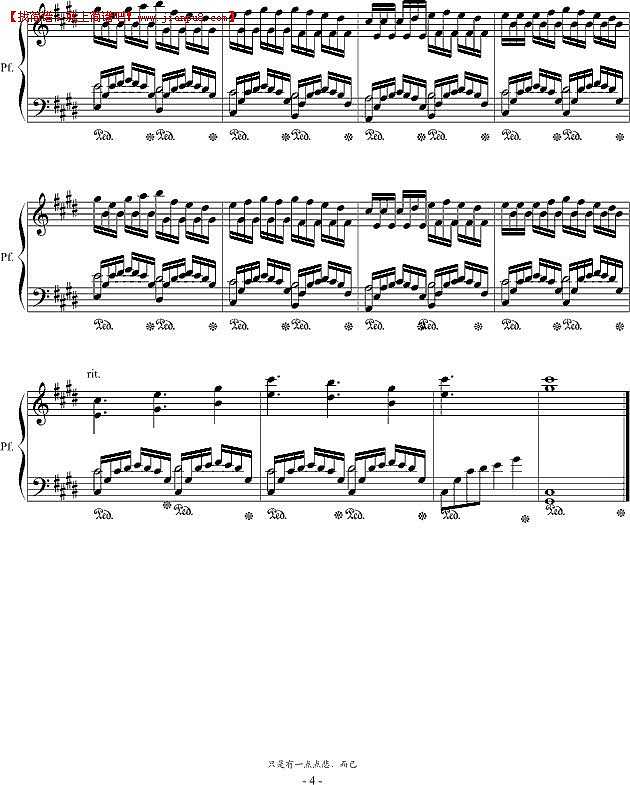 莫问哀伤 钢琴谱pic4 www.jianpu8.cn