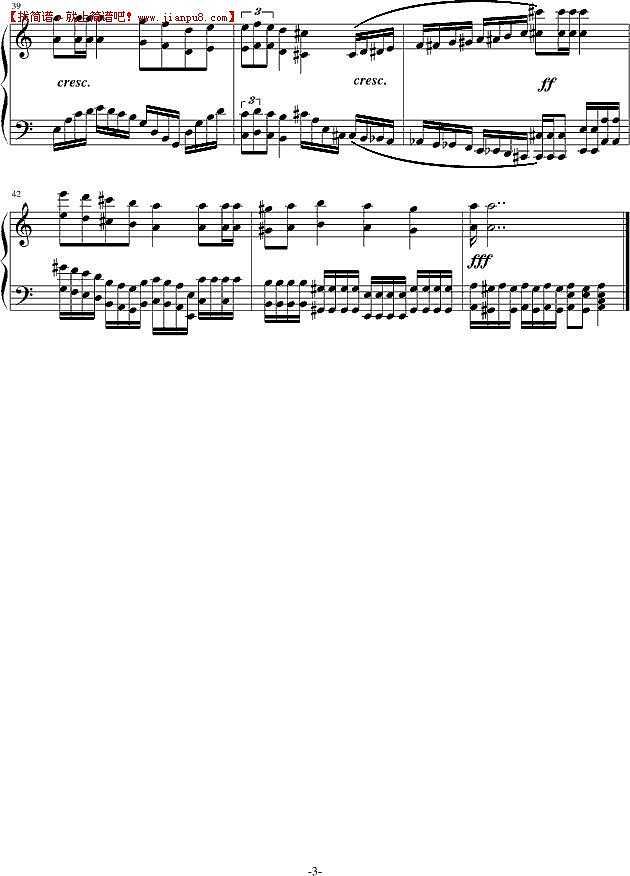 飞蛾的葬礼 钢琴谱pic3 www.jianpu8.cn