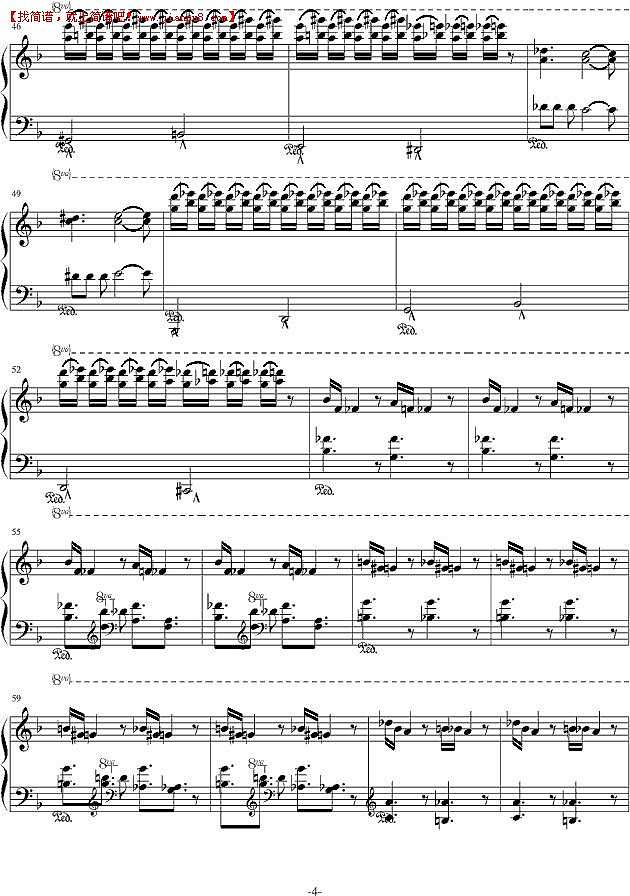 灰烬里的星火 钢琴谱pic4 www.jianpu8.cn