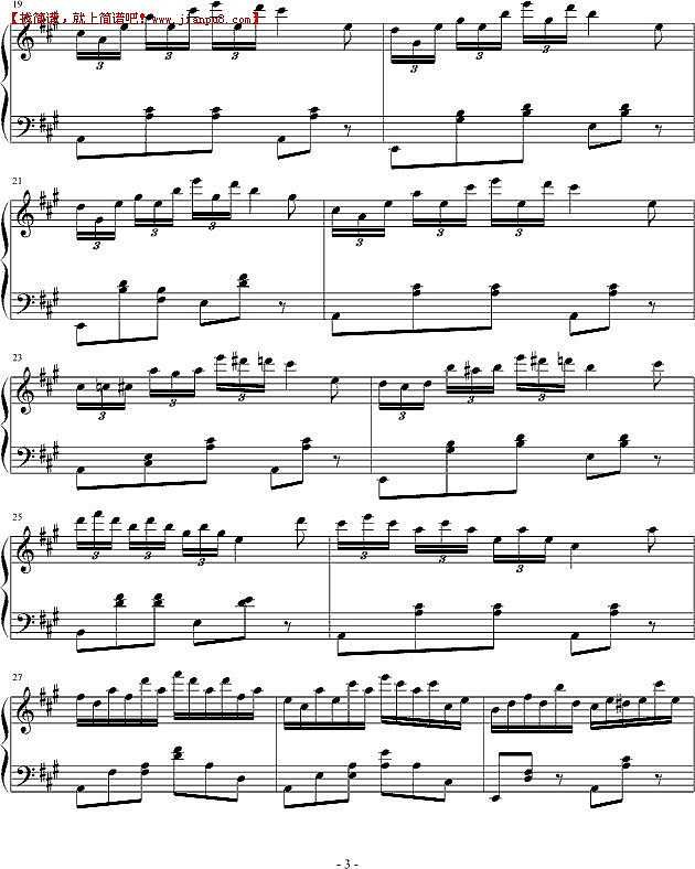 花花舞曲 钢琴谱pic3 www.jianpu8.cn