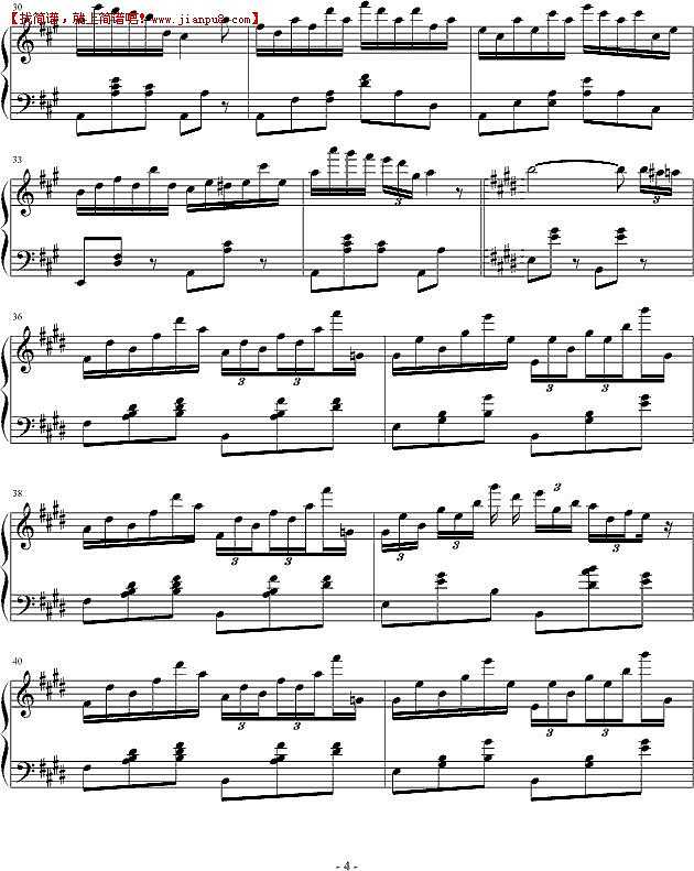 花花舞曲 钢琴谱pic4 www.jianpu8.cn