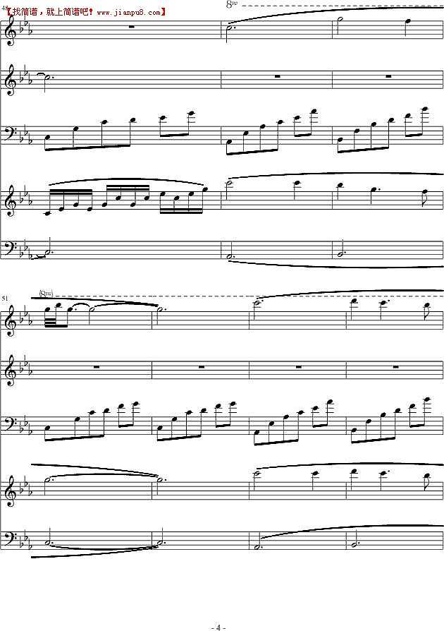 幸福之源 钢琴谱pic4 www.jianpu8.cn