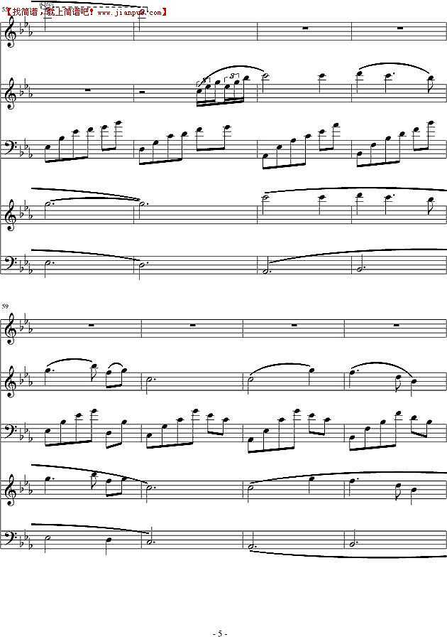 幸福之源 钢琴谱pic5 www.jianpu8.cn