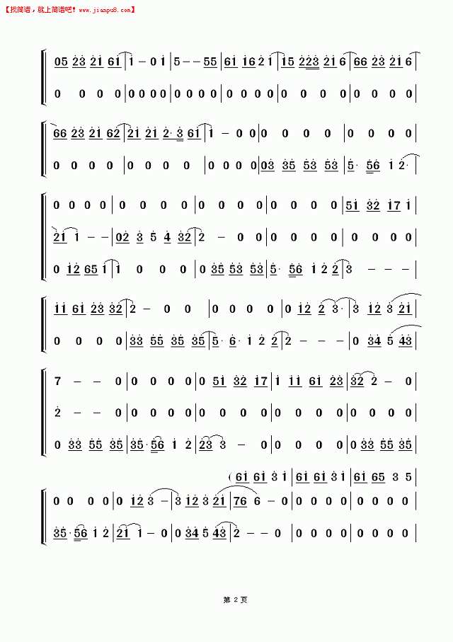 Adam Young The Saltwater Room 简谱pic2 www.jianpu8.cn