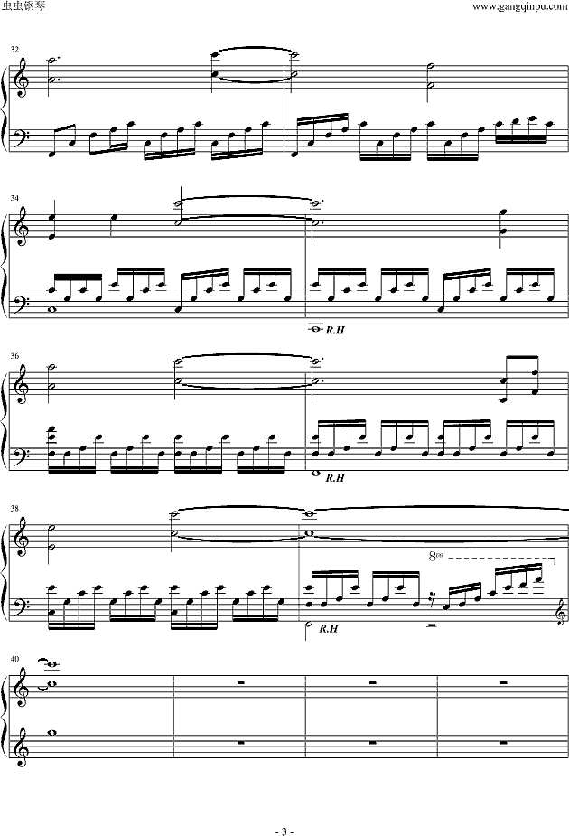 飘移世界钢琴谱