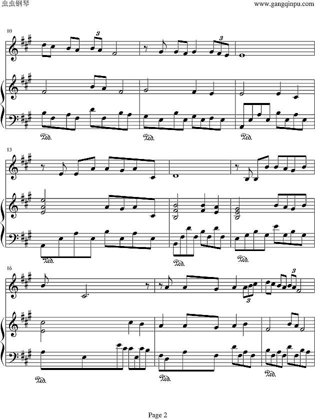 幸福纪念日钢琴谱