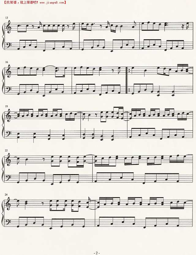 Darkness Eyes钢琴谱