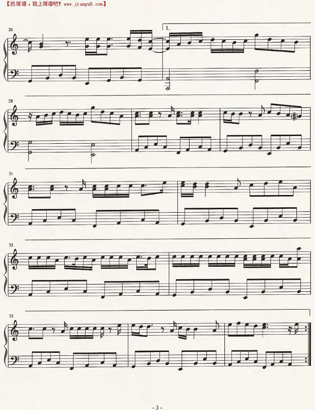 Darkness Eyes钢琴谱