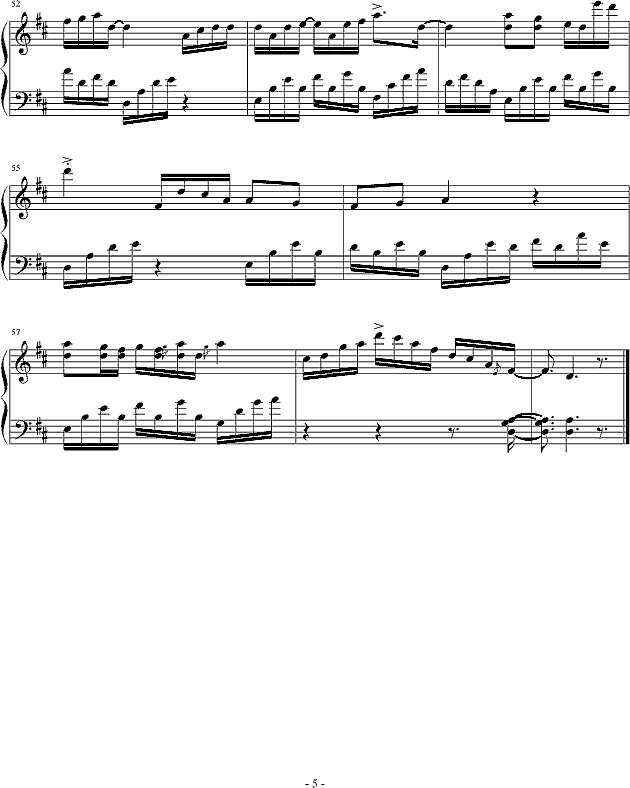 阳光男人钢琴谱